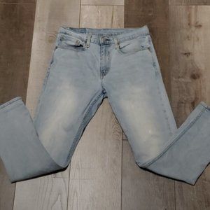 Levi's 502 Tapered light wash denim jeans